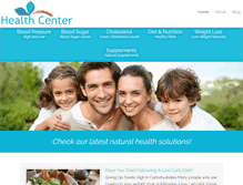 Tablet Screenshot of healthadvisorycenter.com